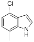 Structure of 4-CHLORO-7-METHYLINDOLE