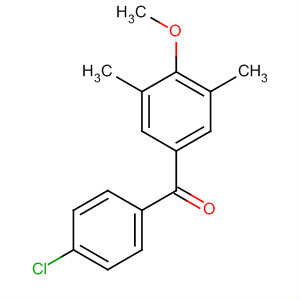Structure of 4-CHLORO-3,5-DIMETHYL-4-METHOXYBENZOPHENONE