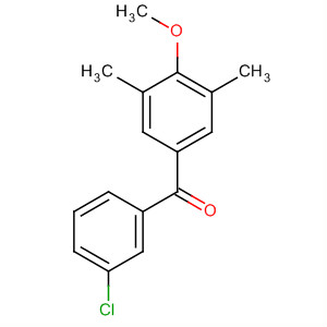 Structure of 3-CHLORO-3,5-DIMETHYL-4-METHOXYBENZOPHENONE
