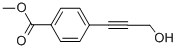 Structure of METHYL 4-(3-HYDROXYPROP-1-YNYL)BENZOATE