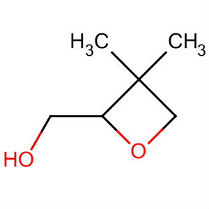 Structure of 2-Oxetanemethanol, 4,4-dimethyl-