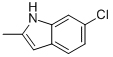 Structure of 6-CHLORO-2-METHYLINDOLE