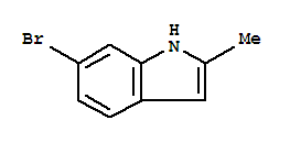 Structure of 6-bromo-2-methyl-1H-indole