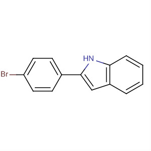 1H-indole, 2-(4-bromophenyl)-结构式