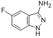 5-氟-1H-吲唑-3-胺结构式