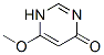 4-methoxy-1H-pyrimidin-6-one结构式