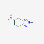 Structure of 2H-Indazol-5-amine,  4,5,6,7-tetrahydro-2-methyl-