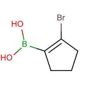 Structure of Boronic acid, (2-bromo-1-cyclopenten-1-yl)-
