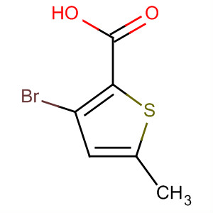 Structure of 2-Thiophenecarboxylic acid, 3-bromo-5-methyl-