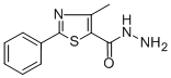 Structure of 4-METHYL-2-PHENYL-1,3-THIAZOLE-5-CARBOHYDRAZIDE