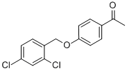 Structure of 1-(4-[(2,4-DICHLOROBENZYL)OXY]PHENYL)-1-ETHANONE