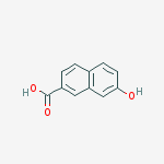 7-hydroxy-2-naphthoic acid结构式