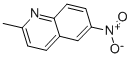 Structure of 2-METHYL-6-NITROQUINOLINE