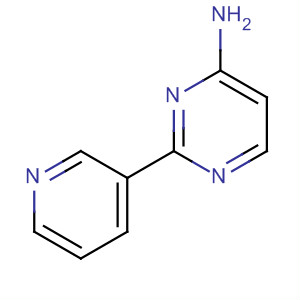 2-(3-Pyridinyl)-4-pyrimidinamine结构式