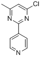 4-CHLORO-2-(4-PYRIDYL)-6-METHYL PYRIMIDINE结构式