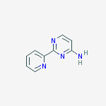 2-(Pyridin-2-yl)pyrimidin-4-amine结构式