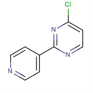 Pyrimidine, 4-chloro-2-(4-pyridinyl)-结构式