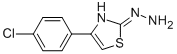 4-(4-CHLOROPHENYL)-2(3H)-THIAZOLONE HYDRAZONE结构式