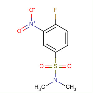 Benzenesulfonamide, 4-fluoro-N,N-dimethyl-3-nitro-结构式