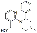 2-(4-甲基-2-苯基-1-哌嗪基)-3-吡啶甲醇结构式