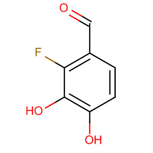 2-Fluoro-3,4-dihydroxybenzaldehyde结构式