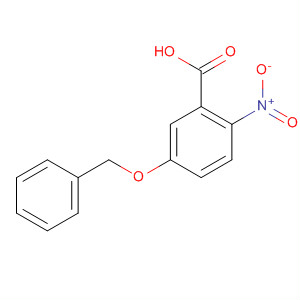 Benzoic acid, 2-nitro-5-(phenylmethoxy)-结构式
