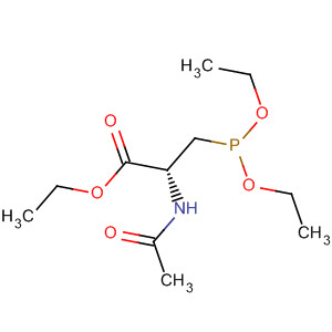 Alanine, N-acetyl-3-(diethoxyphosphinyl)-, ethyl ester结构式