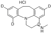 Structure of DESIPRAMINE-2,4,6,8-D4 HCL