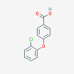 4-(2-Chlorophenoxy)benzoic acid结构式