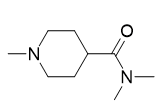 N,N,1-三甲基-4-吡啶甲酰胺结构式