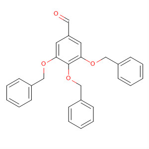 Benzaldehyde, 3,4,5-tris(phenylmethoxy)-结构式