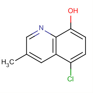 8-Quinolinol, 5-chloro-3-methyl-结构式