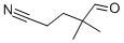 Structure of 2,2 DIMETHYL-4-CYANOBUTYRALDEHYDE