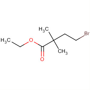 Butanoic acid, 4-bromo-2,2-dimethyl-, ethyl ester结构式