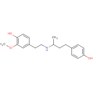 Structure of Phenol,4-[2-[[3-(4-hydroxyphenyl)-1-methylpropyl]amino]ethyl]-2-methoxy-