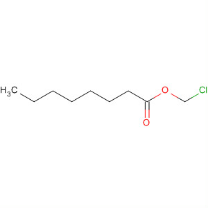 Structure of Octanoic acid, chloromethyl ester