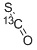 Structure of CARBONYL-13C SULFIDE