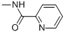 Structure of 2-PYRIDINECARBOXAMIDE,N-METHYL-