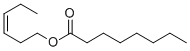 Structure of CIS-3-HEXENYL CAPRYLATE