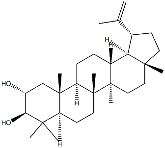 Structure of Lup-20(29)-ene-2α,3β-diol