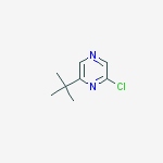 2-CHLORO-6-TERT-BUTYL PYRAZINE结构式