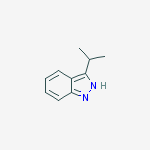 Structure of 3-isopropyl-1H-indazole
