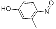 Structure of 4-nitroso-m-cresol