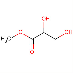 Structure of Propanoic acid, 2,3-dihydroxy-, methyl ester