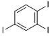 Structure of 1,2,4-TRIIODOBENZENE