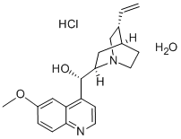 Structure of QUINIDINE HYDROCHLORIDE