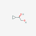 Structure of (1S)-1-Cyclopropyl-1,2-ethanediol