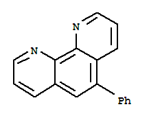 5-苯基-1,10-菲咯啉结构式