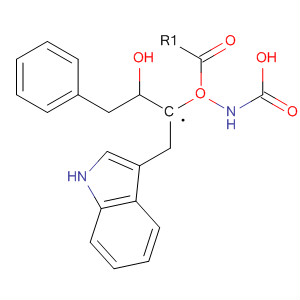 Carbamic acid, [2-hydroxy-1-(1H-indol-3-ylmethyl)ethyl]-, phenylmethylester, (R)-结构式