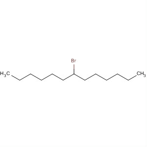 Structure of Tridecane, 7-bromo-